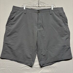 Under Armour Men's Charcoal Flat Front Golf Shorts